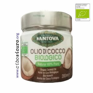 Olio di Cocco Biologico Fratelli Mantova - Cibo Sicuro