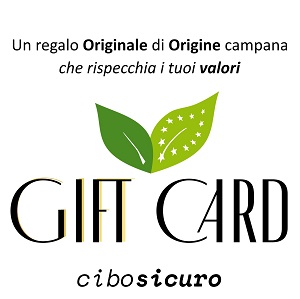 Carta regalo Gift card prodotti biologici cibo sicuro online